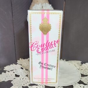 Juicy Couture Pink and Gold Perfume Packaging